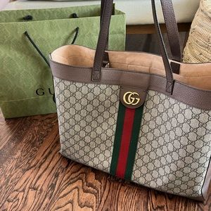Authentic Ophidia GG Soft Medium Tote